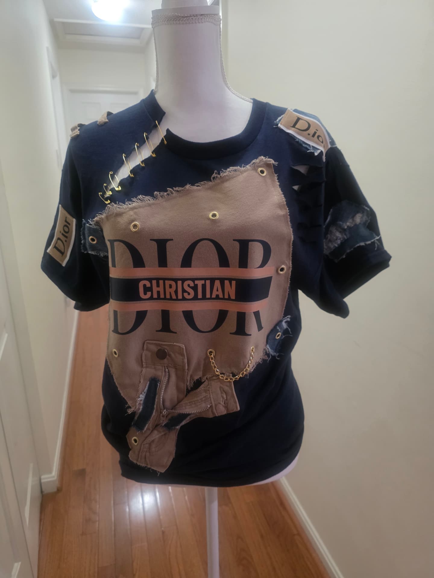 Camel Panel Navy Tee